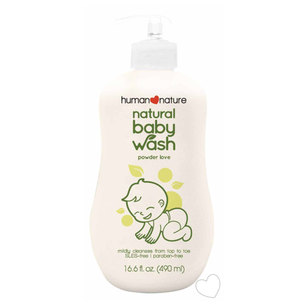 human nature baby wash