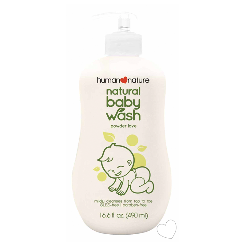 Natural Baby Wash Powder Love 190ml I Heart Nature New Zealand Australia