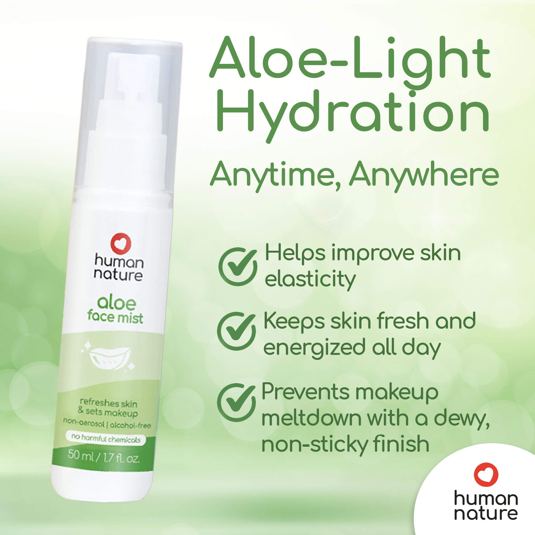 Aloe Face Mist 50ml - Image 3