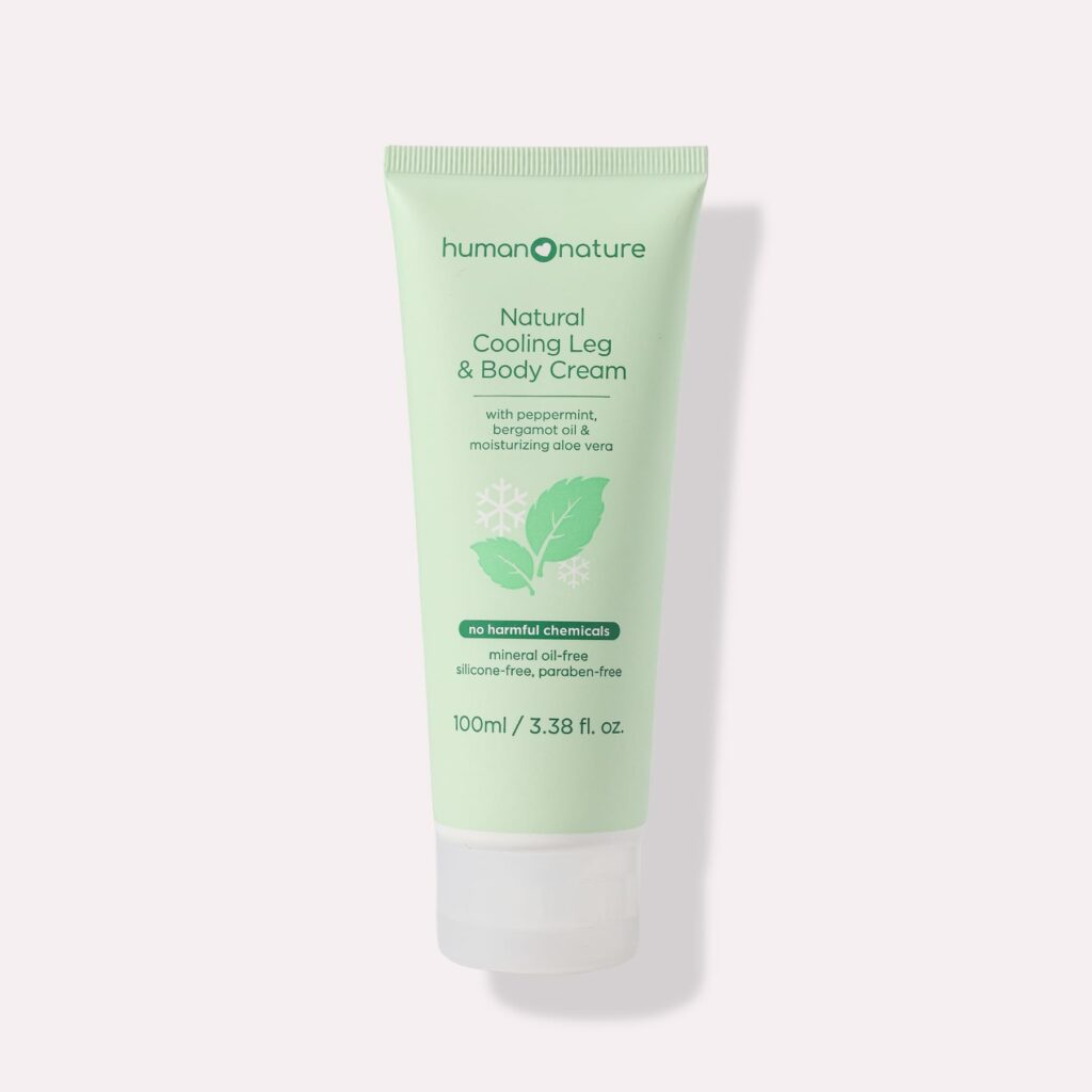 human nature cooling leg and body cream