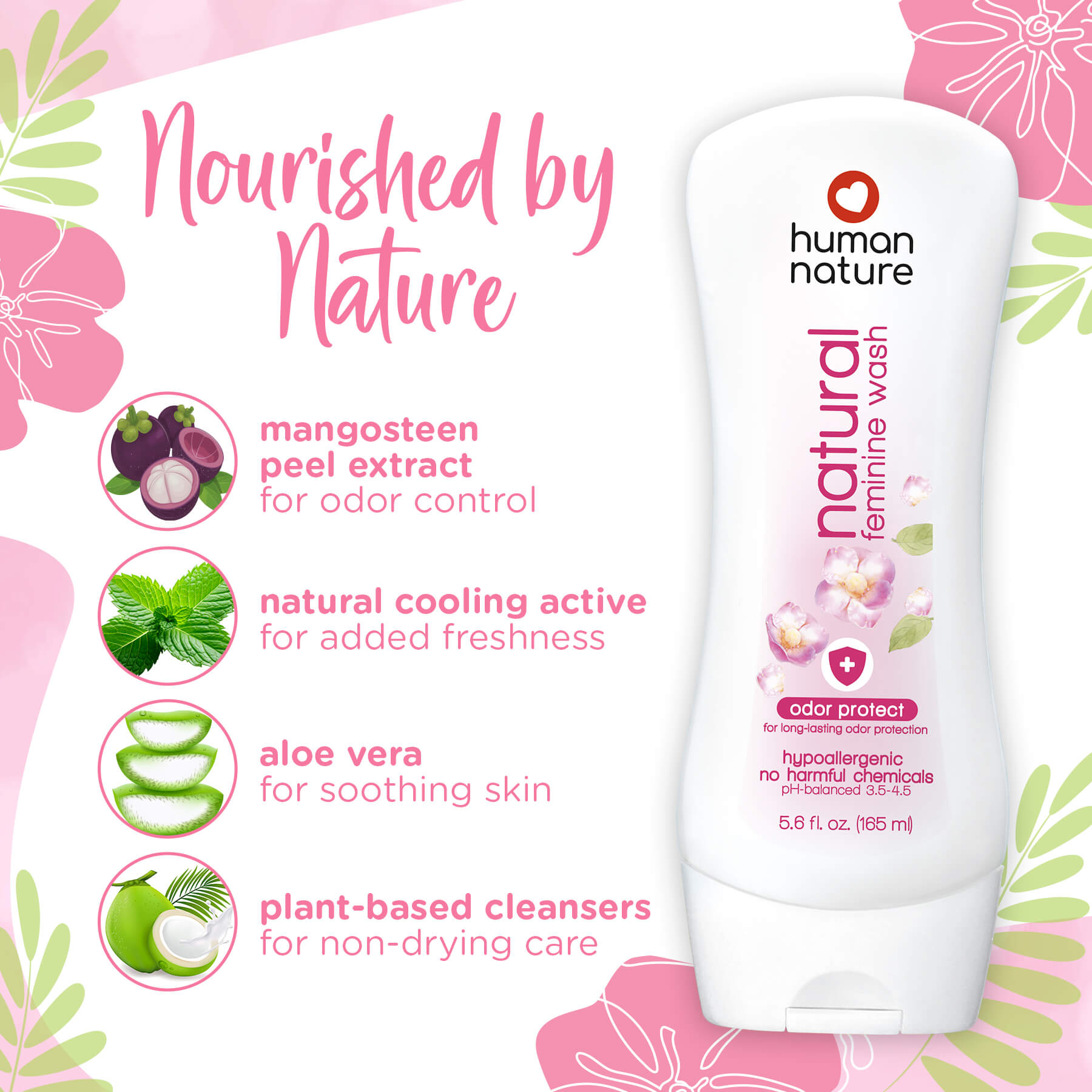 Odor Protect Feminine Wash 165ml - Image 3