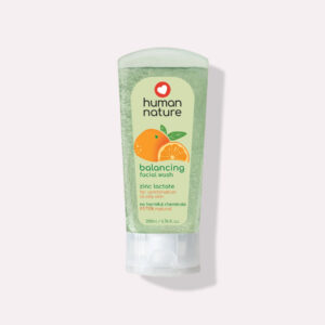 human nature balancing facial wash