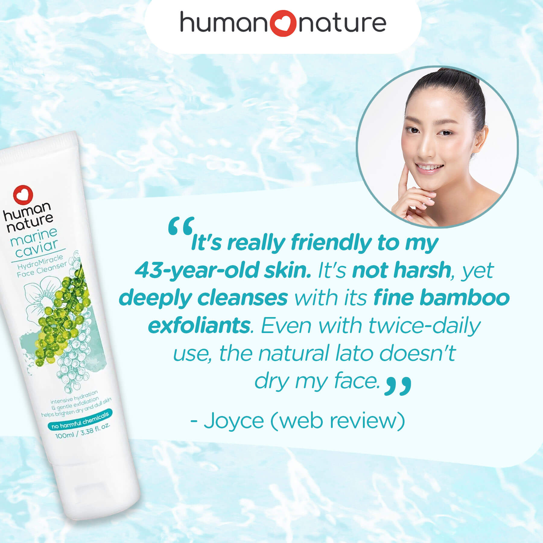 Marine Caviar HydroMiracle Face Cleanser 100ml - Image 2