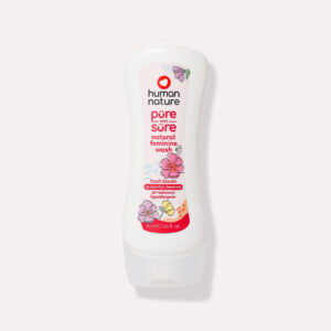 human nature pure and sure bloom feminine wash