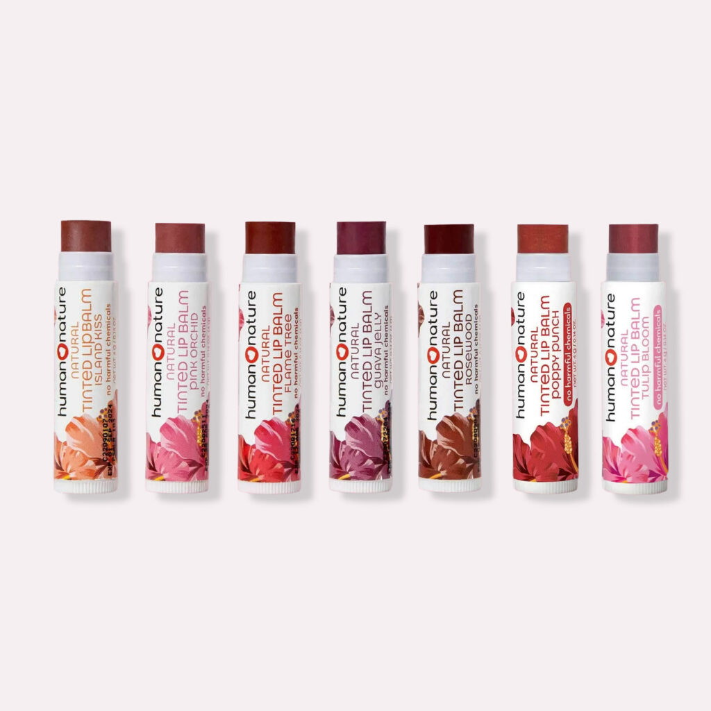 human nature tinted lip balm