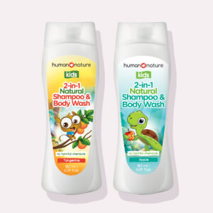 human nature kids natural shampoo and body wash