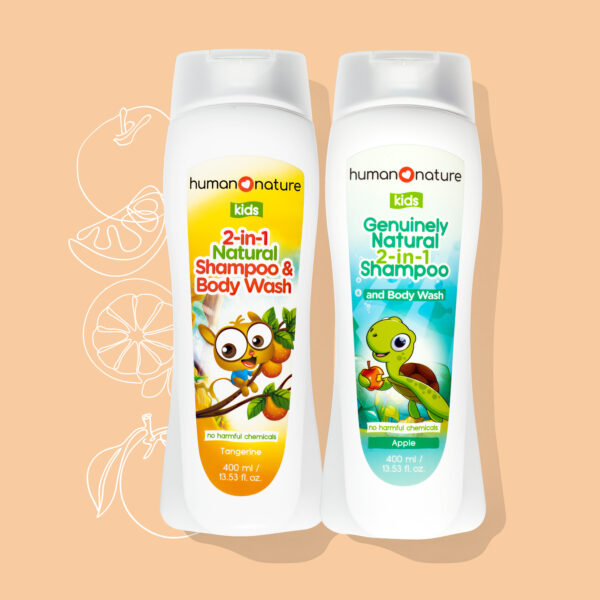 Kids Natural Shampoo and Body Wash 180ml